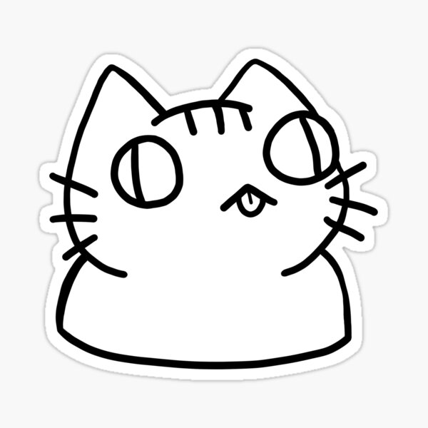 Featured image of post Derpy Cat Face Drawing